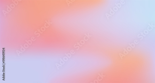 Wavy spring background. Soft, fluid gradient of violet and orange colors creating dreamy backdrop
