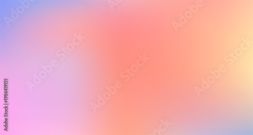 Bright, gradient spring background. Dreamy bg with violet, yellow and orange gradation