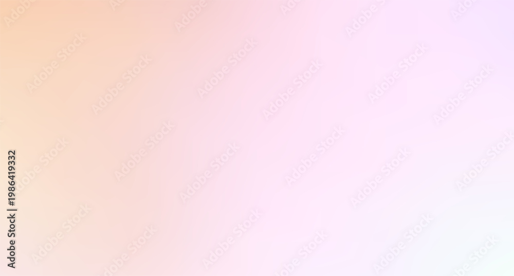 Fototapeta premium Light spring gradient background. Pastel bg with pink, yellow and violet shades creating dreamy backdrop perfect for seasonal designs