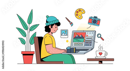 person sitting with a laptop computer.