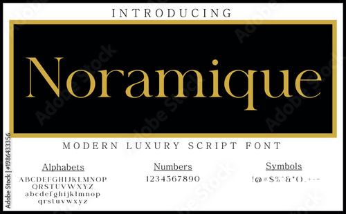 Noramique offers a clean handwritten script with elegant styling, ideal for branding, packaging and modern typography that requires a simple yet sophisticated visual identity.