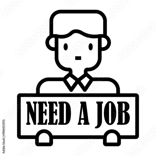 unemployment Line Icon