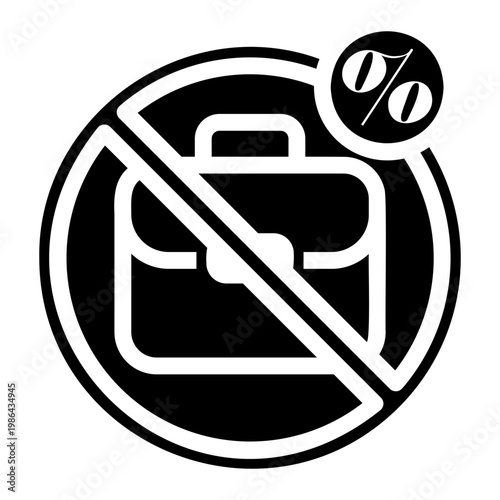 unemployment Solid icon