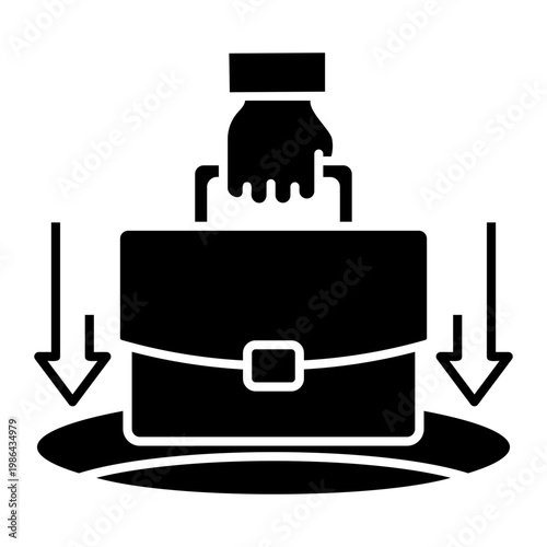 unemployment Solid icon