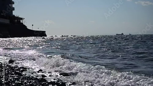 加太湾を航行する船 （和歌山県和歌山市, 2026年1月）