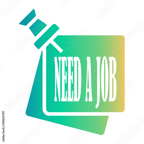 unemployment Gradient icon