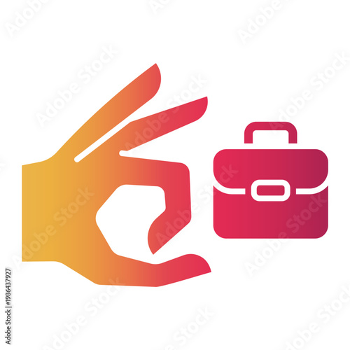 unemployment Gradient icon