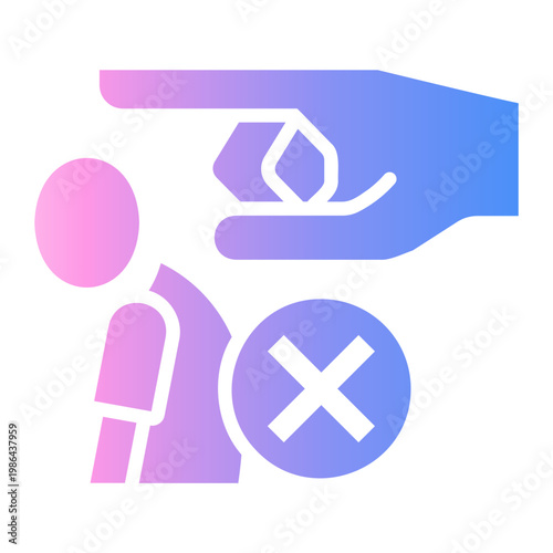 unemployment Gradient icon