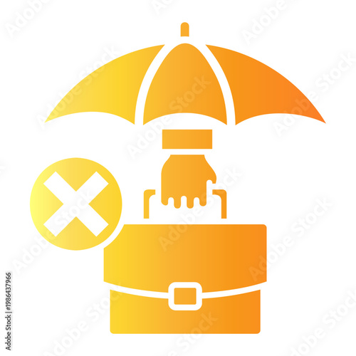 unemployment Gradient icon