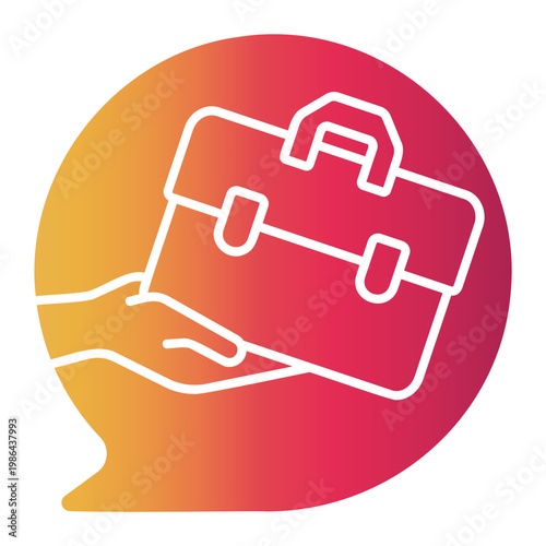 unemployment Gradient icon