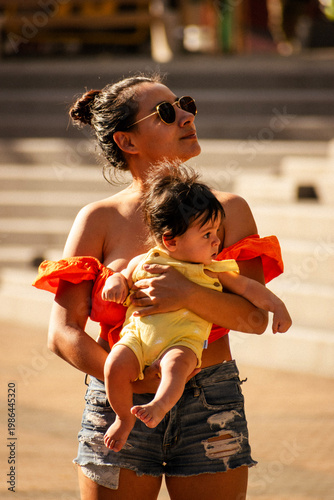 Mother Sharing Love With Baby