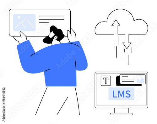 Learning Management System. LMS platforms support cloud storage for multimedia content and efficient online learning. LMS enhances education accessibility and resource management. For e-learning