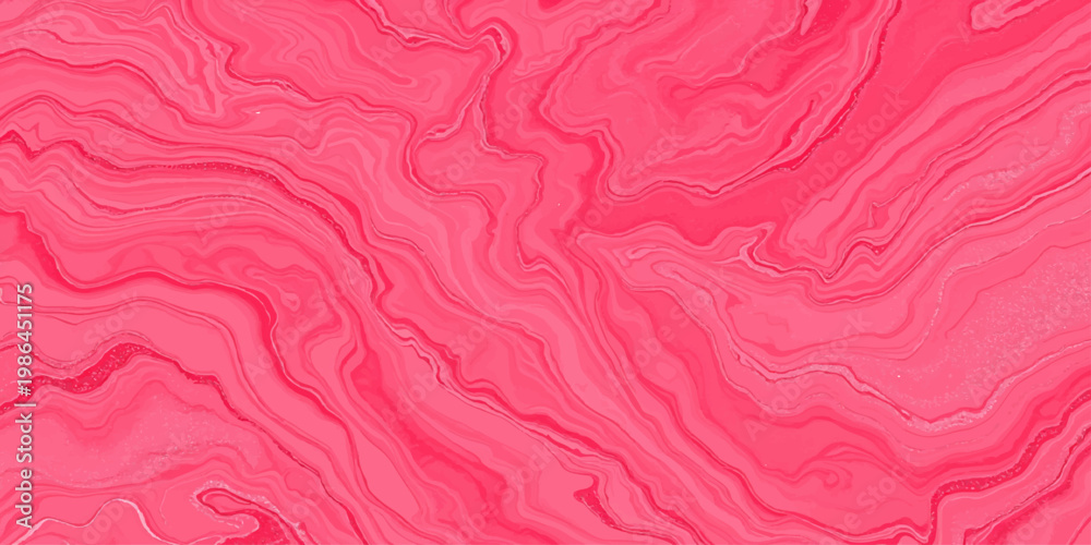 Fototapeta premium A textured magenta and purple abstract design featuring a crumpled silk fabric pattern and grunge paint elements on a decorative pink paper backdrop for a Valentine art wallpaper