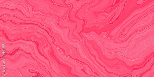 A textured magenta and purple abstract design featuring a crumpled silk fabric pattern and grunge paint elements on a decorative pink paper backdrop for a Valentine art wallpaper