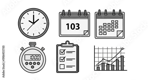 Business planning and time management tools.