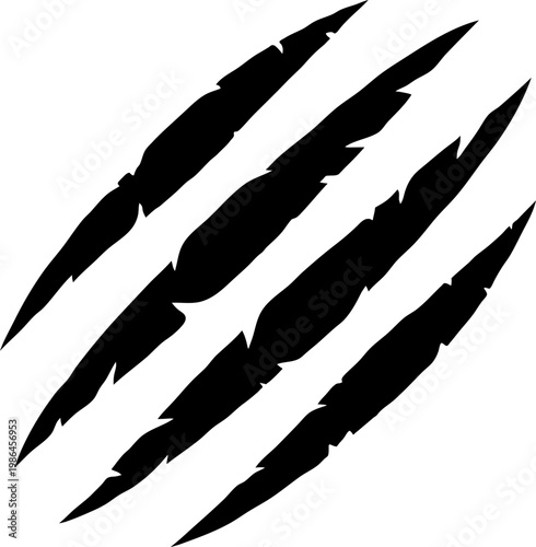 Illustration of beast claw mark