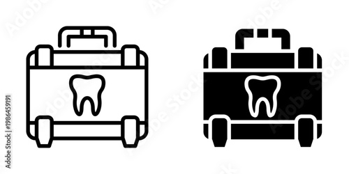 Dental kit icon, element icon for design branding, print, and digital media