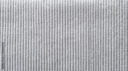 Detailed light gray corduroy fabric texture with prominent vertical ribbed pattern