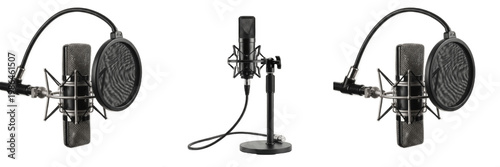 Fényképezés Professional Podcast Microphone Gear - Studio Condenser Mic with Shock Mount and