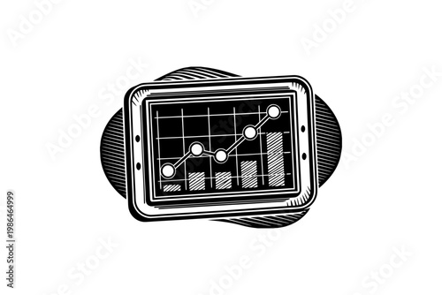 ui widget analytics chart line icon