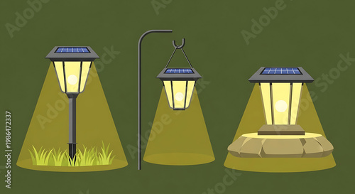 Solar Powered Outdoor Lights