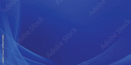 Abstract blue background with elegant flowing waves and glowing lines eps10