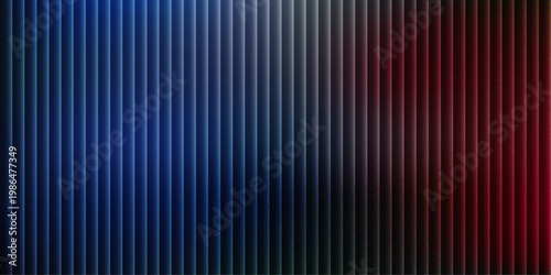 Abstract Background Featuring a Dynamic Blue to Red Gradient and Textured Vertical Stripes Pattern