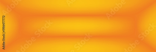 Yellow studio space. Limbo light background, eps10