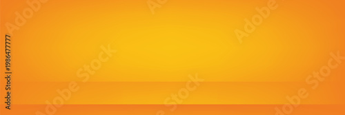 Yellow studio space. Limbo light background, eps10