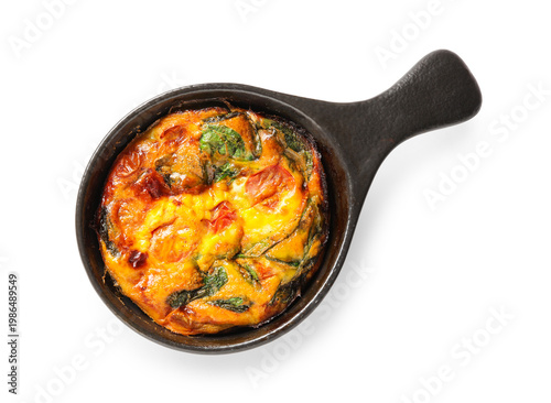 Frying pan with delicious f...