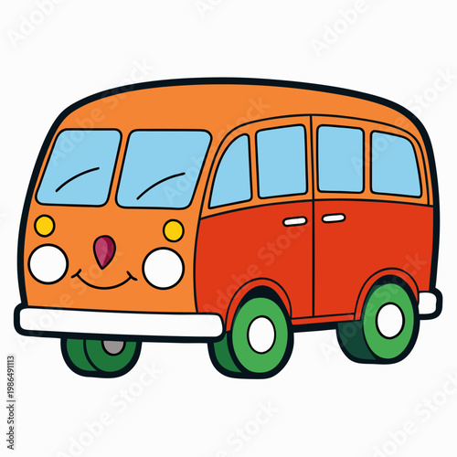 Desain Vektor Ikon Siluet Bus Desain Logo 