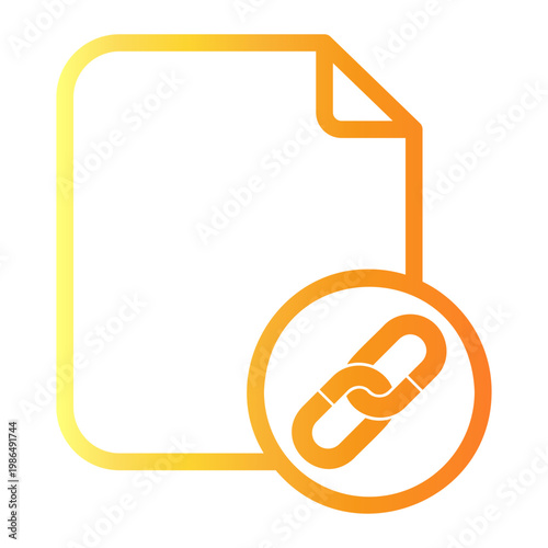 duplicate Line Gradient Icon