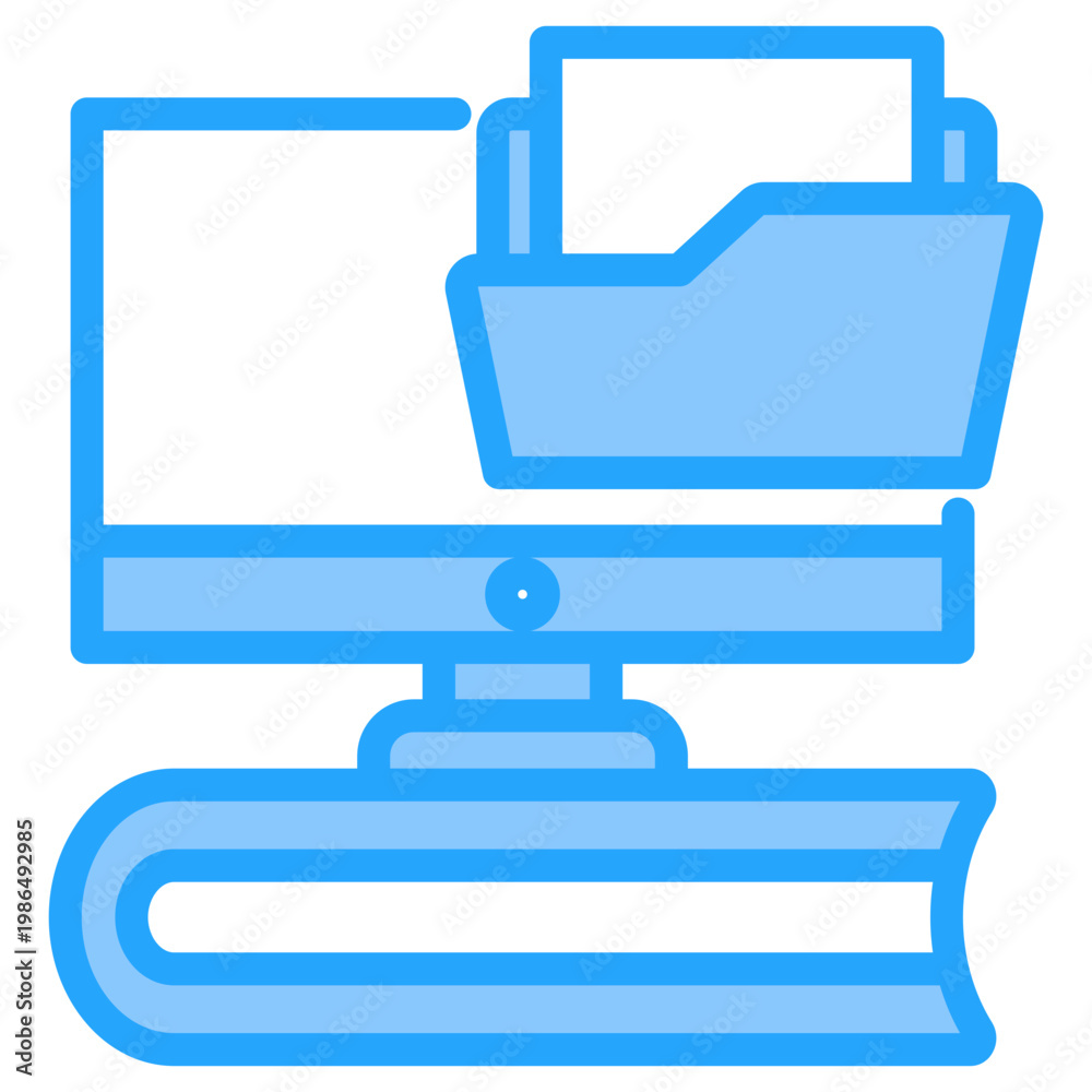 Obraz premium Learning Resources Icon