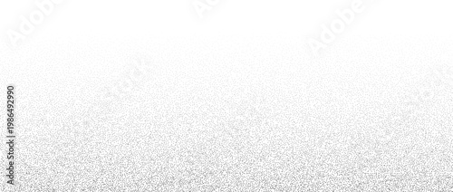 Dotted noise sand texture. Stippled grain gradient background. Black sprayed dots surface. Fading grunge dust grit overlay. Halftone speckles, particles or specks wallpaper. Vector rough grit backdrop