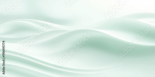 Abstract blue wave background featuring a luxury silk texture with smooth flowing curves and a soft satin liquid motion design for a light textile illustration wallpaper