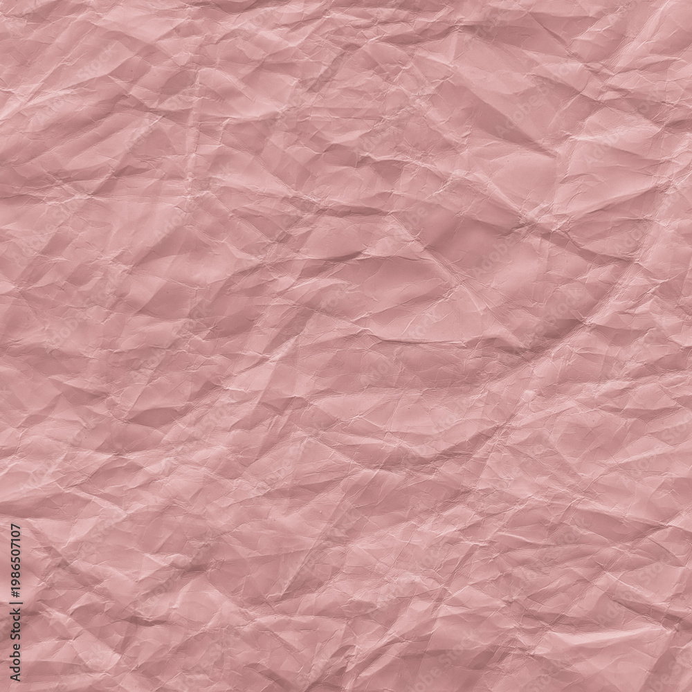 Fototapeta premium Textured pink crumpled paper background