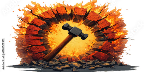 A single burning match glows with a vibrant orange and yellow flame against a pitch-black background, creating a sharp contrast that captures the intense heat and danger of a small blaze