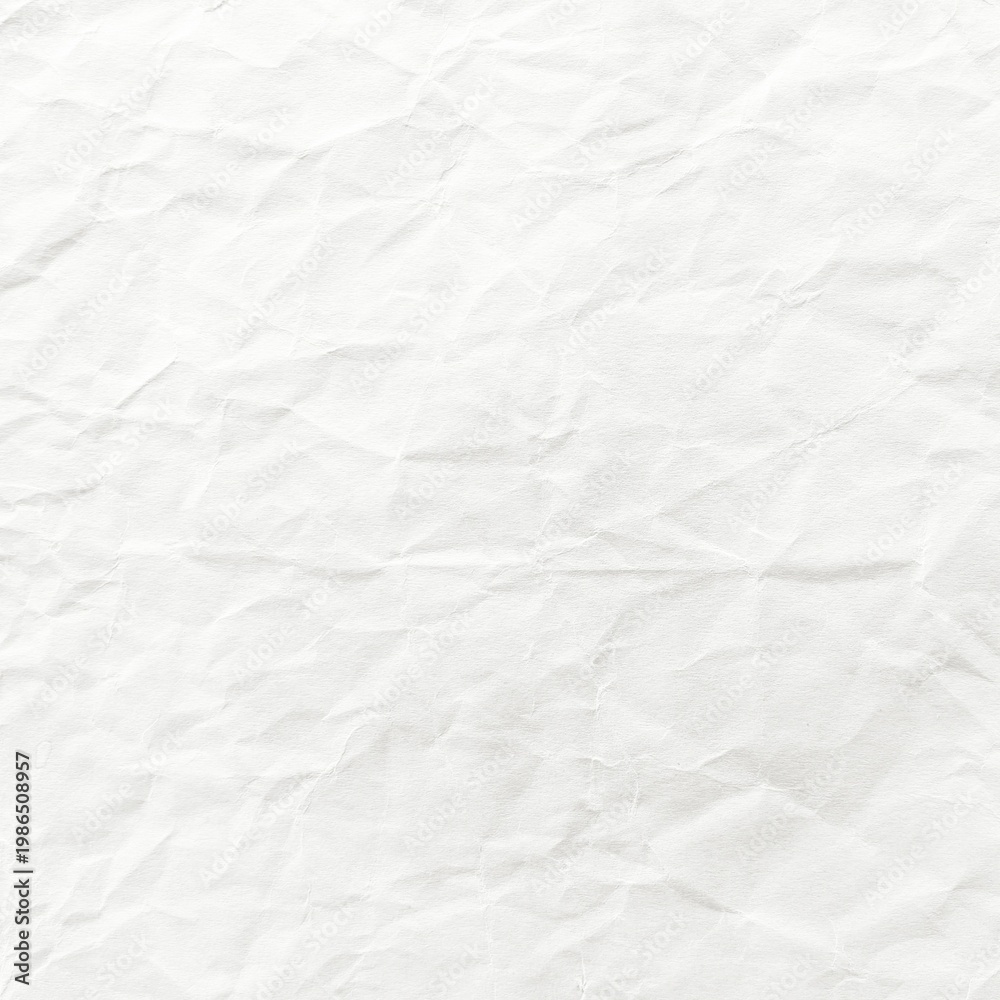 Naklejka premium Crumpled white paper texture