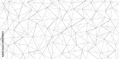 Abstract of simple gray line triangle pattern geometric background. Seamless geometric polygonal repeatable pattern swatch background, Trendy design vector background for web backdrop orpaper print.