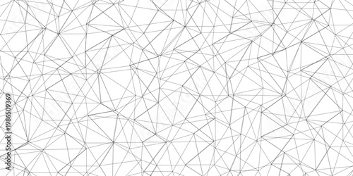 Abstract of simple gray line triangle pattern geometric background. Seamless geometric polygonal repeatable pattern swatch background, Trendy design vector background for web backdrop orpaper print.