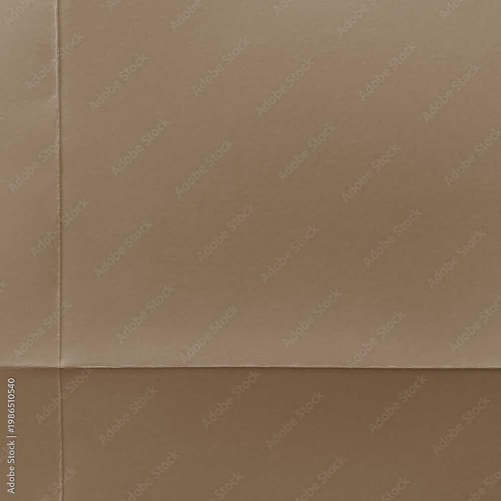 Fototapeta premium Textured brown cardboard background with copy space