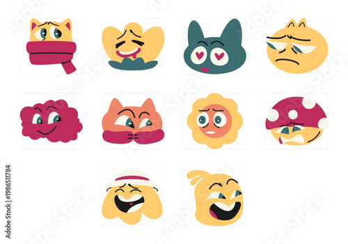 Cute character element