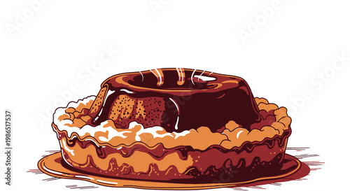 Delicious Chocolate Cream Pie Dessert.