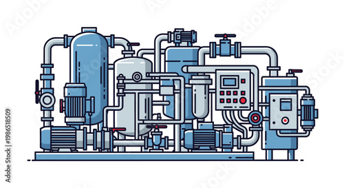 Industrial machinery equipment manufacturing system.