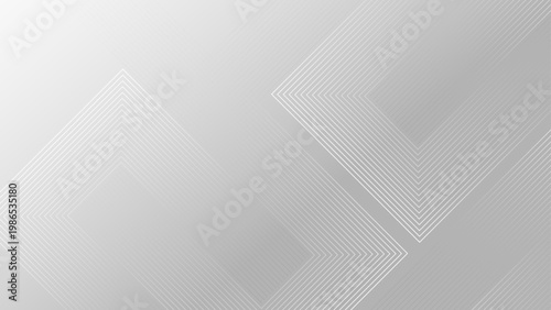 Bright and clean white to light grey gradient background with minimalist geometric line outlines for a modern airy architectural feel