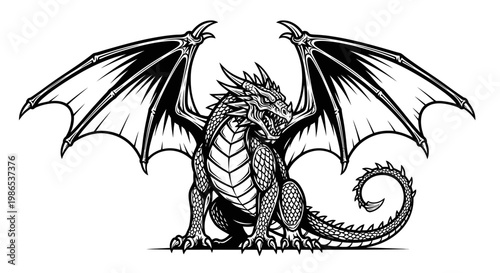 Dragon Mythical Creature Fantasy Animal 1.