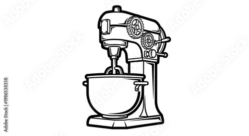 Stand Mixer Kitchen Appliance Machine.