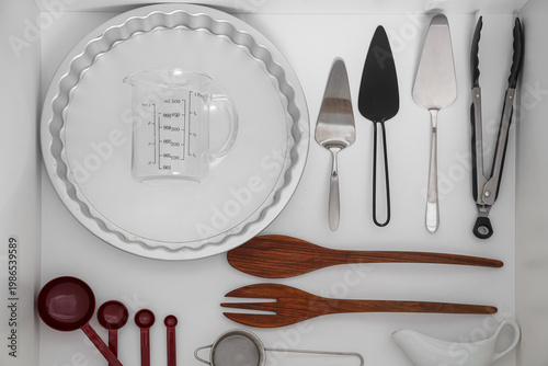 Set of utensils for bakery ...