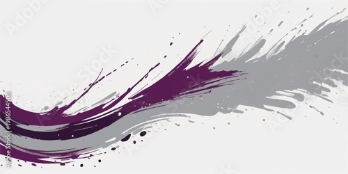 Abstract grunge watercolor vector background with water splash, ink drops, bubbles and liquid motion in blue and pink tones