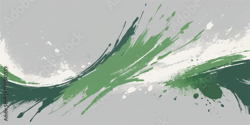 Abstract blue ocean wave with grunge ink splashes and water drops creating a clean textured surface inspired by sea and sky